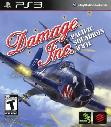 Damage Inc. - Pacific Squadron WWII (USA) (v1.03) (Disc) (Update) box cover front